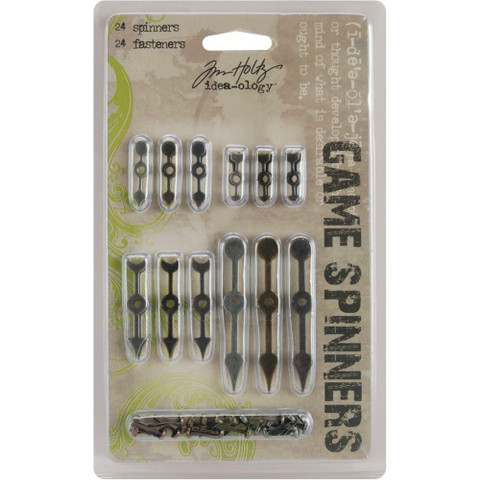 Tim Holtz Idea-Ology Metal -koristeet, Game Spinners