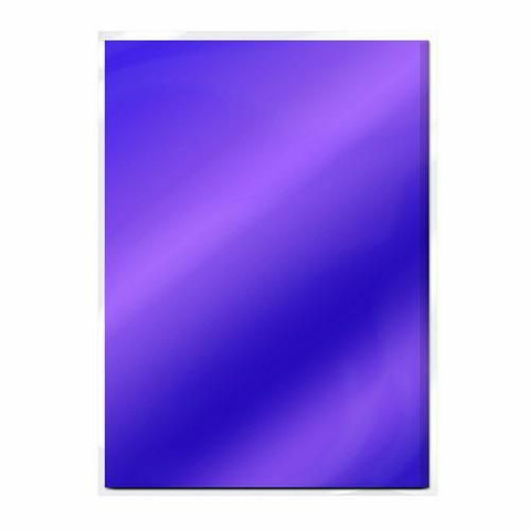 Tonic High Gloss Mirror Card -peilikartonki, sävy Electric Purple, 5 arkkia