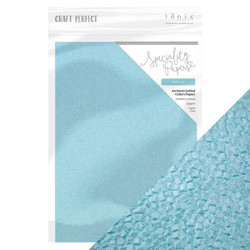 Tonic Hand Crafted Cotton -paperi, Arctic Ice, 5 arkkia