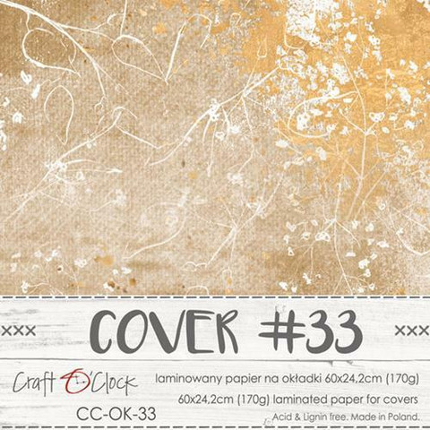 Craft O'clock Cover -paperi 33 Time Of Reflection,  60 x 24.2 cm