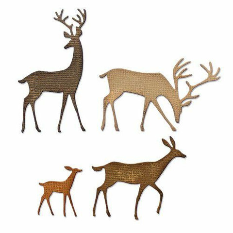 Sizzix Tim Holtz Thinlits stanssisetti Darling Deer