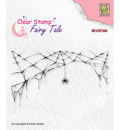 Nellie's Choice Fairy Tale leimasin Spider and Web