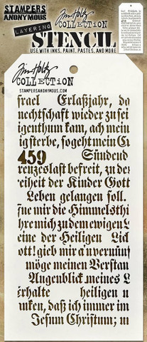 Tim Holtz Script -sapluuna