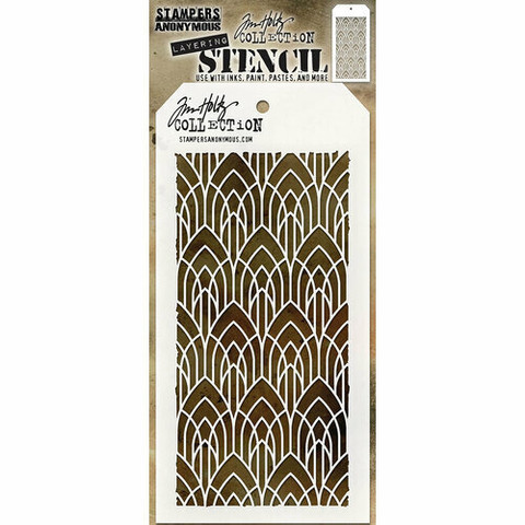Tim Holtz Deco Arch -sapluuna