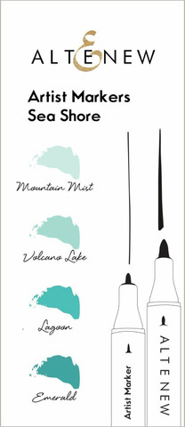 Altenew Artist Markers -setti Sea Shore, alkoholitussit