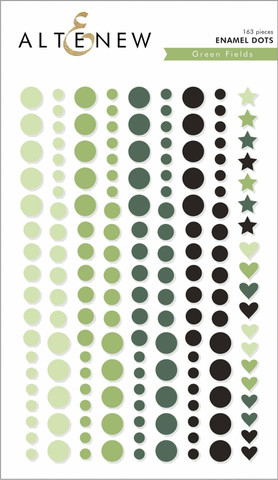 Altenew Green Fields Enamel Dots -tarrat