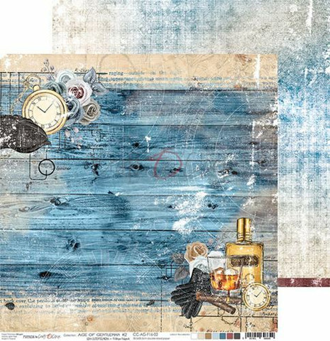 Craft O'clock skräppipaperi Age of Gentleman 02