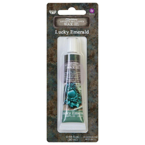 Finnabair Art Alchemy Antique Brilliance Wax, sävy Lucky Emerald