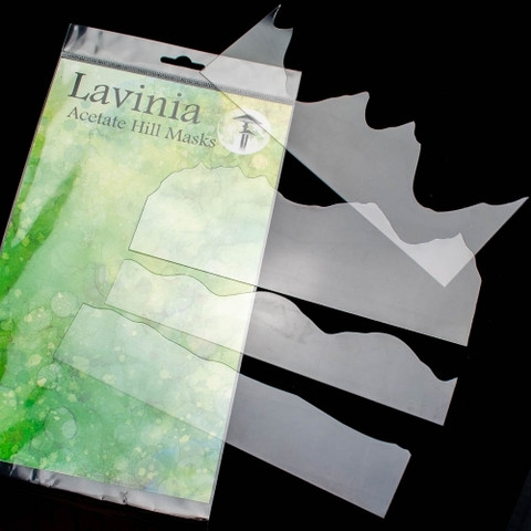 Lavinia Stamps sapluuna Acetate Hill Masks -maskit