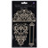 Prima Decorative Chipboard kuvioleike, Lace and Heart