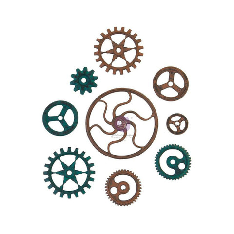 Finnabair Mechanicals -metallikoristeet Grungy Gears