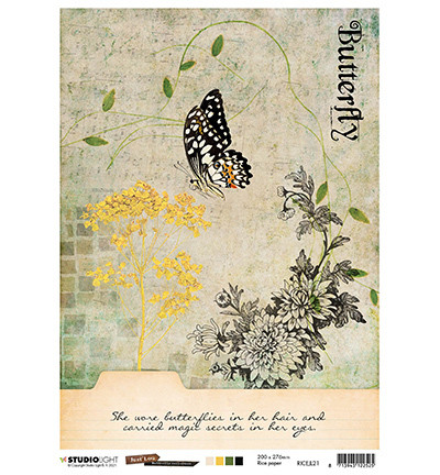 Studio Light riisipaperi Just Lou Butterfly Collection 21