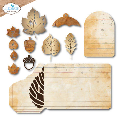 Elizabeth Craft Designs stanssi Fall Leaves