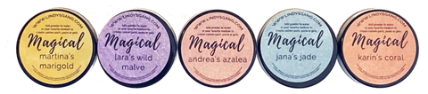 Lindy's Stamp Gang Shimmer Magicals -jauheet, Alexandra's Artists