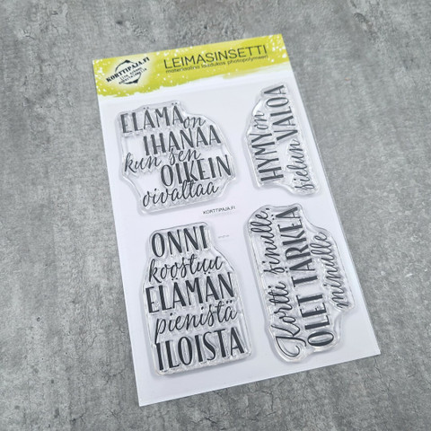 Leimasinsetti Elämäniloa (korttipaja.fi)