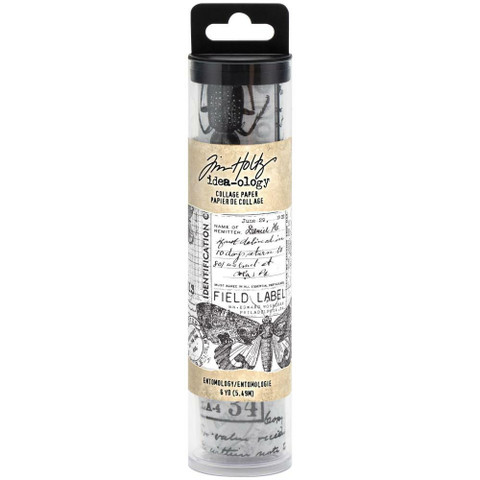 Tim Holtz Idea-Ology Collage paperipakkaus Entomology