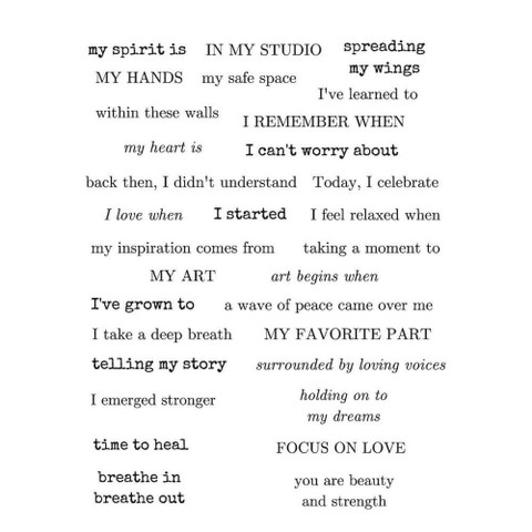 Danielle Mack leimasinsetti Art Journal Prompts