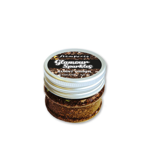 Stamperia Glamour Sparkles -murska, sävy Burnt Umber