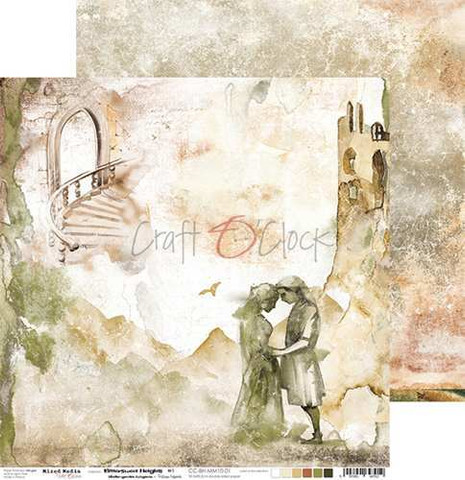 Craft O'clock skräppipaperi Bittersweet Heights 01