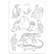 Stamperia Maxi Mould -muotti Amazonia Animals