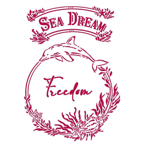 Stamperia sapluuna Romantic Sea Dream Freedom, A4