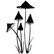 Lavinia Stamps leimasin Slender Mushrooms