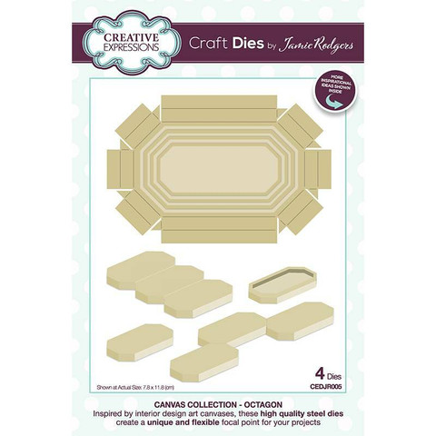 Creative Expressions stanssi Canvas Collection Octagon