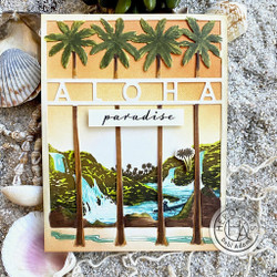  Hero Arts stanssi Aloha Cover Plate