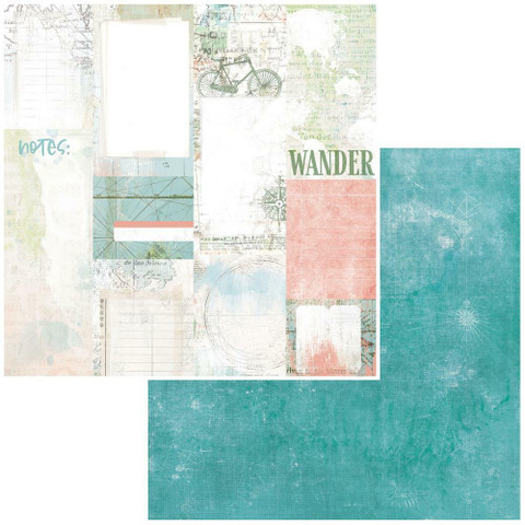 49 and Market Vintage Artistry Anywhere skräppipaperi Journal Cards