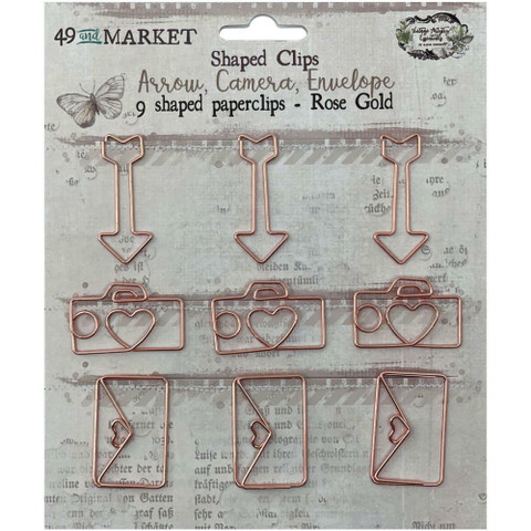 49 And Market Foundations Shaped Clips -klipsit, Rose Gold