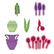 Heartfelt Creations Tulip Vase & Fillers -stanssi