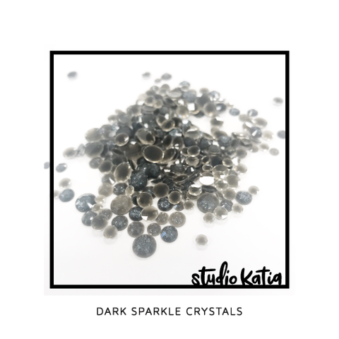Studio Katia koristeet Dark Sparkle, tekokristallit