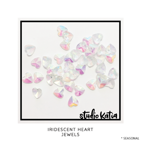 Studio Katia koristeet Iridescent Heart Gems