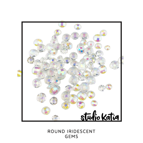 Studio Katia koristeet Round Iridescent Gems
