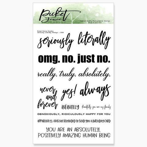 Picket Fence leimasin Seriously Literally