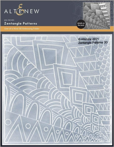 Altenew 3D kohokuviointikansio Zentangle Patterns