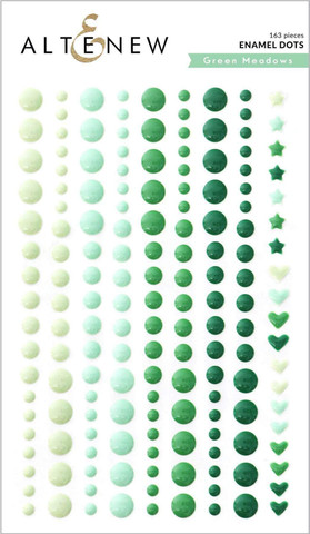 Altenew Green Meadows Enamel Dots -tarrat
