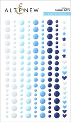 Altenew Glacier Caves Enamel Dots -tarrat
