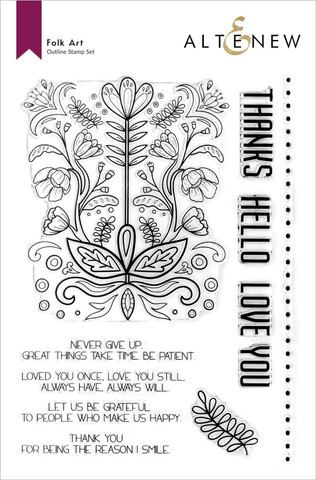 Altenew Folk Art -leimasinsetti