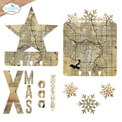 Elizabeth Craft Designs Planner Essentials stanssi Wintercards CardLab