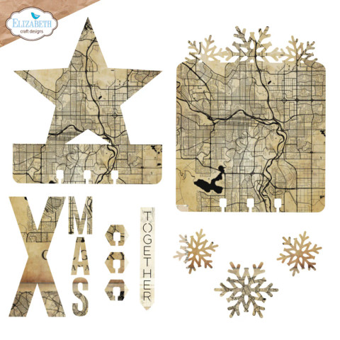 Elizabeth Craft Designs Planner Essentials stanssi Wintercards CardLab