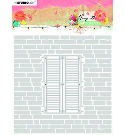 Studio Light leikkaava kohokuviointikansio Say It With Flowers