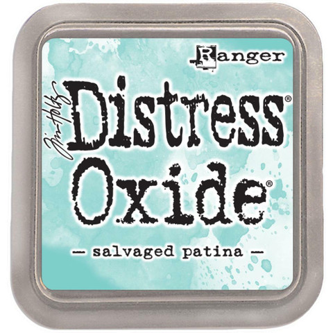 Distress Oxide -mustetyyny, sävy Salvaged Patina