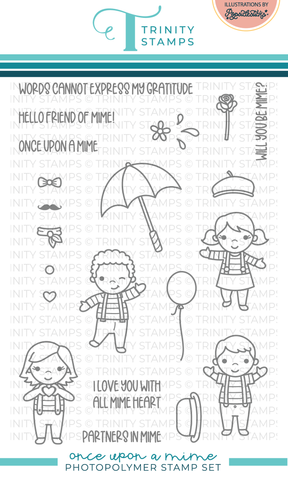 Trinity Stamps leimasin Once Upon A Mime