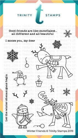 Trinity Stamps leimasin Winter Friends