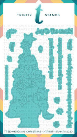 Trinity Stamps stanssi Tree-mendous Christmas 
