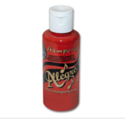 Stamperia Allegro -akryylimaali, sävy Cardinal Red