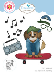 Elizabeth Craft Designs stanssi Skateboard