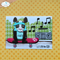 Elizabeth Craft Designs stanssi Skateboard