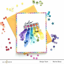 Altenew Mini Delight: Mini Paintbox -leimasin- ja stanssisetti